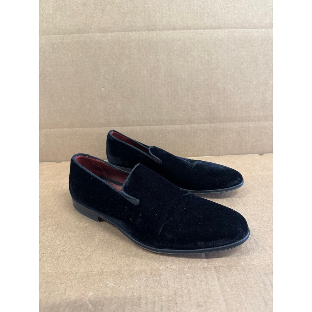 Magnanni Dorio‎ Black Velvet Venetian Slip On Loafers 12475 Men's Size 10M US